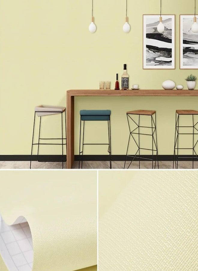 لوكزر ورق جدران ثلاثي الأبعاد ذاتي اللصق من لوكزر، لون أصفر ليموني، مقاوم للماء، ملصق جداري للمنزل والفندق وغرفة المعيشة وغرفة النوم والمطبخ | غطاء جداري من مادة PVC قابل للإزالة واللصق (50 × 200 سم) - Image 2